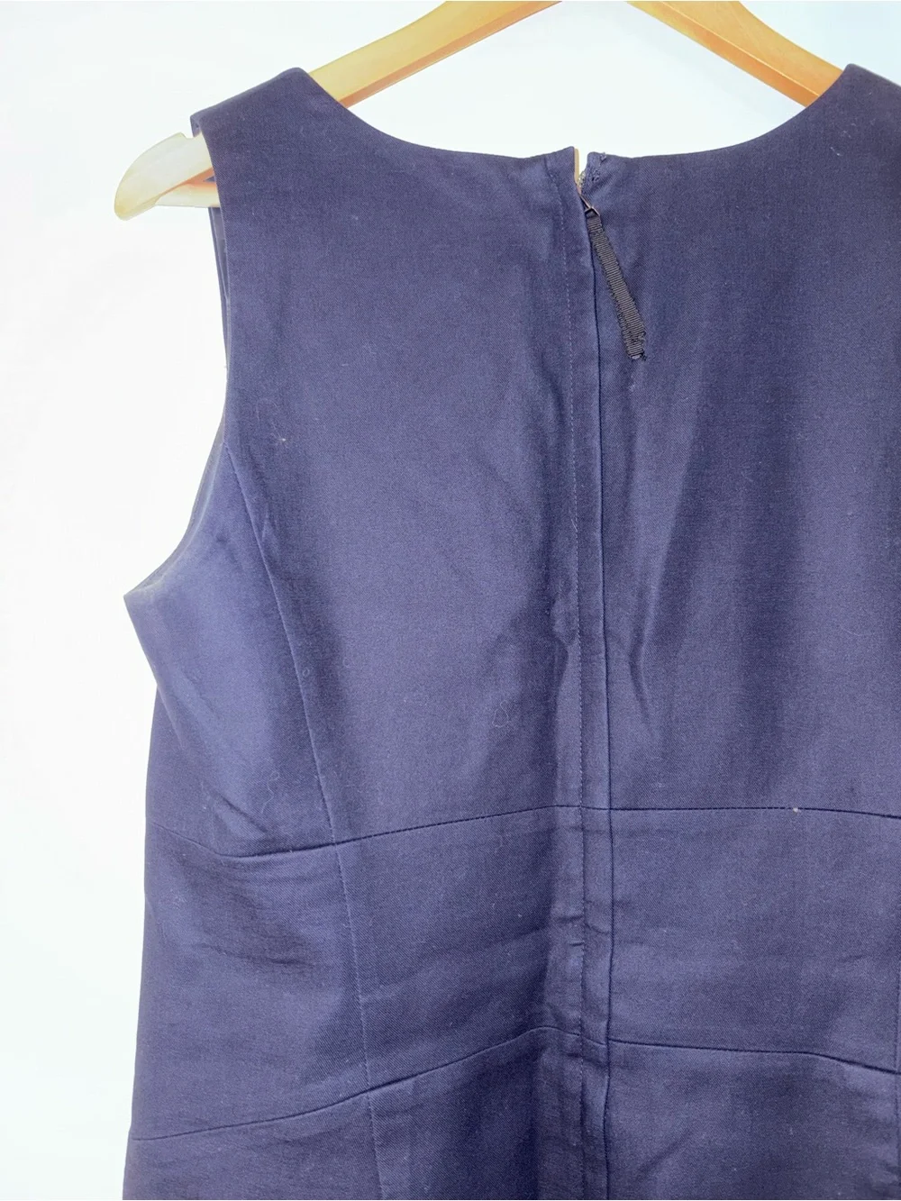 J. Crew Classic Navy Sleeveless Women’s Dress